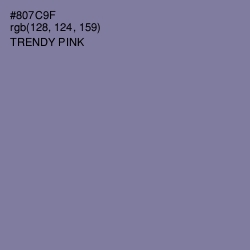 #807C9F - Trendy Pink Color Image