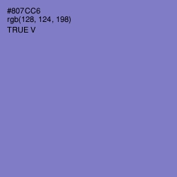 #807CC6 - True V Color Image