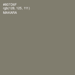 #807D6F - Makara Color Image