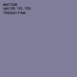 #807D9B - Trendy Pink Color Image