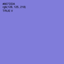 #807DDA - True V Color Image