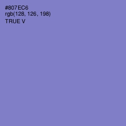 #807EC6 - True V Color Image