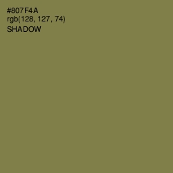 #807F4A - Shadow Color Image