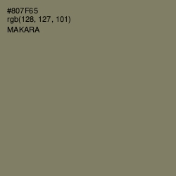 #807F65 - Makara Color Image