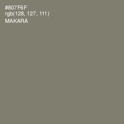#807F6F - Makara Color Image