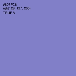 #807FC8 - True V Color Image