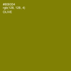 #808004 - Olive Color Image