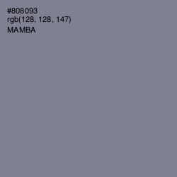 #808093 - Mamba Color Image