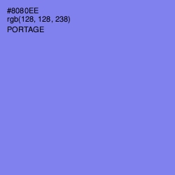 #8080EE - Portage Color Image