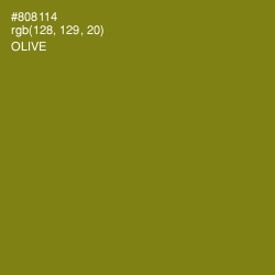 #808114 - Olive Color Image