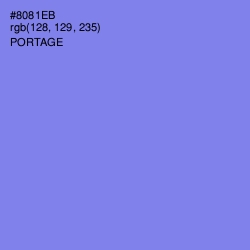#8081EB - Portage Color Image