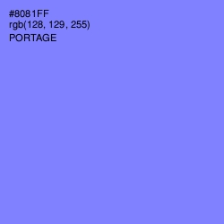 #8081FF - Portage Color Image