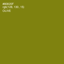 #80820F - Olive Color Image