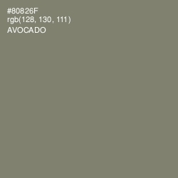 #80826F - Avocado Color Image