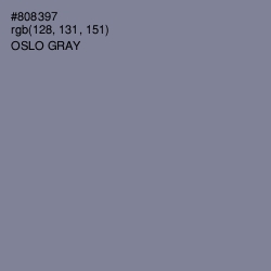 #808397 - Oslo Gray Color Image