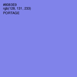 #8083E9 - Portage Color Image