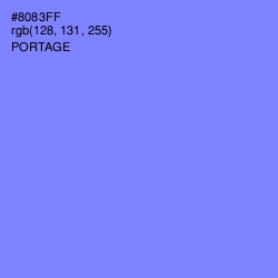 #8083FF - Portage Color Image