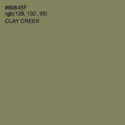 #80845F - Clay Creek Color Image