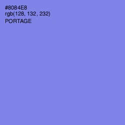 #8084E8 - Portage Color Image