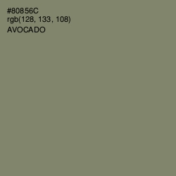 #80856C - Avocado Color Image