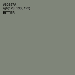 #80857A - Bitter Color Image