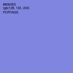 #8085E0 - Portage Color Image