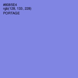 #8085E4 - Portage Color Image