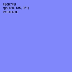 #8087FB - Portage Color Image