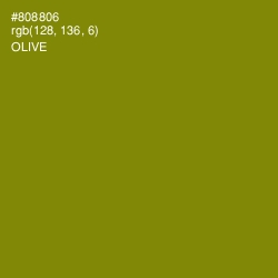 #808806 - Olive Color Image