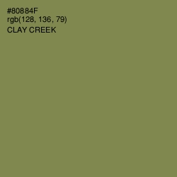 #80884F - Clay Creek Color Image