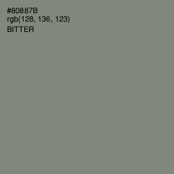 #80887B - Bitter Color Image