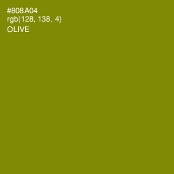 #808A04 - Olive Color Image