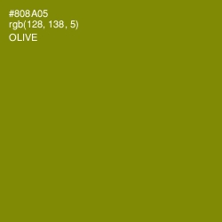 #808A05 - Olive Color Image