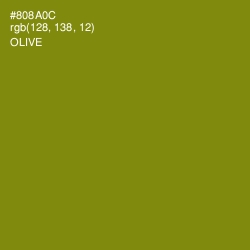 #808A0C - Olive Color Image