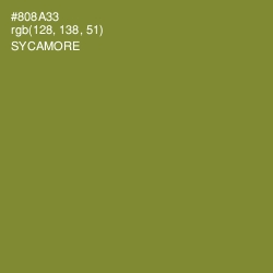 #808A33 - Sycamore Color Image