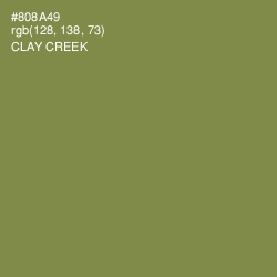#808A49 - Clay Creek Color Image
