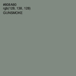 #808A80 - Gunsmoke Color Image