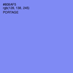 #808AF5 - Portage Color Image