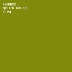 #808B0D - Olive Color Image