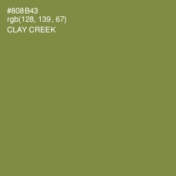 #808B43 - Clay Creek Color Image