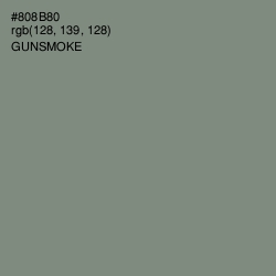 #808B80 - Gunsmoke Color Image