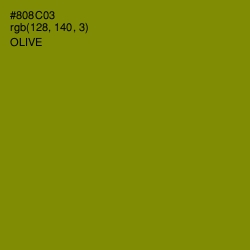 #808C03 - Olive Color Image