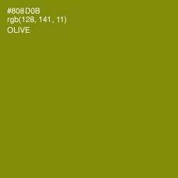 #808D0B - Olive Color Image