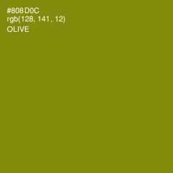 #808D0C - Olive Color Image