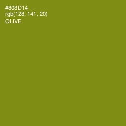 #808D14 - Olive Color Image