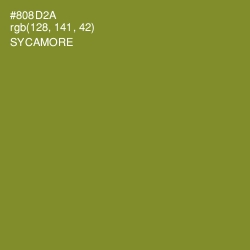 #808D2A - Sycamore Color Image