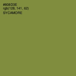 #808D3E - Sycamore Color Image