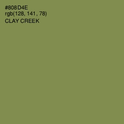 #808D4E - Clay Creek Color Image