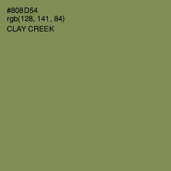 #808D54 - Clay Creek Color Image