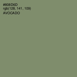 #808D6D - Avocado Color Image